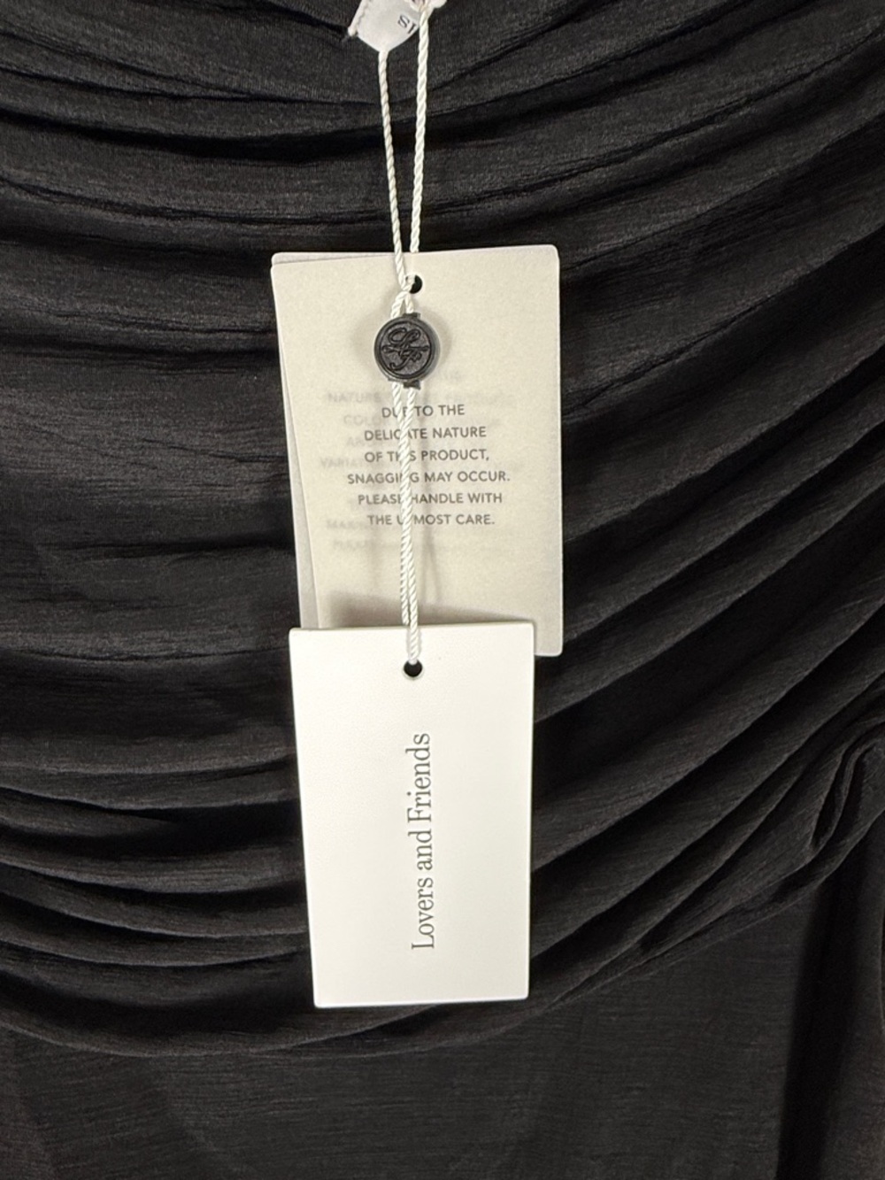 Lovers and Friends Laura Mini Dress in Black - Picture 9 of 9